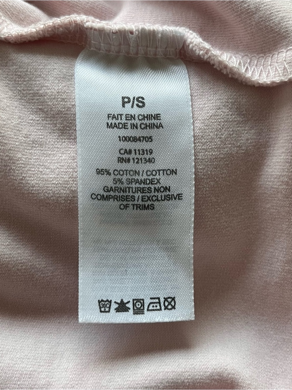GARAGE Portia Square Neckline Tee Pink - Picture 7 of 7